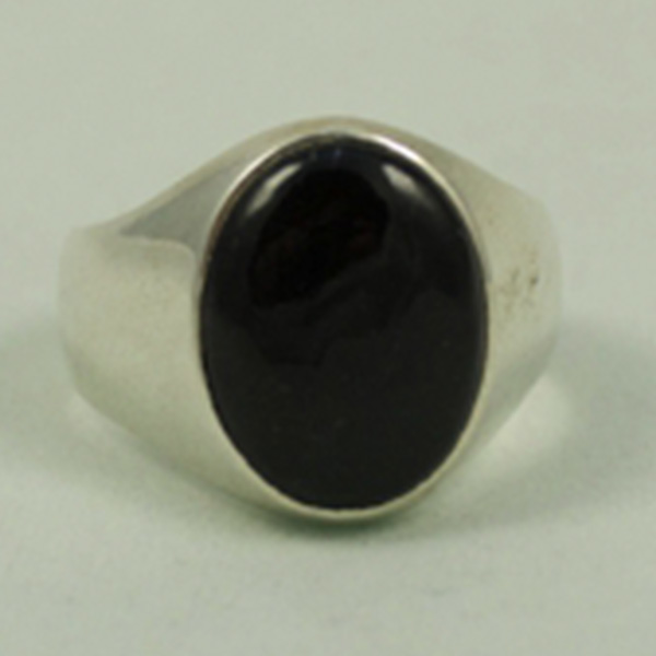 Unique Black Ring for Men - Jade Guatemala