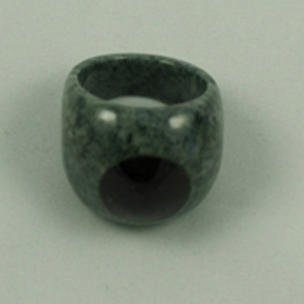 Dark green Jadeite jade  Ring